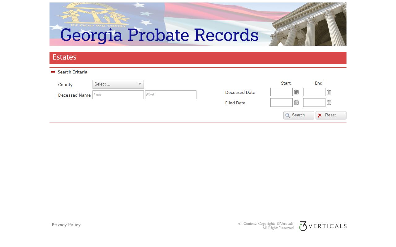Turner County court dockets Georgia Probate Records estate search
