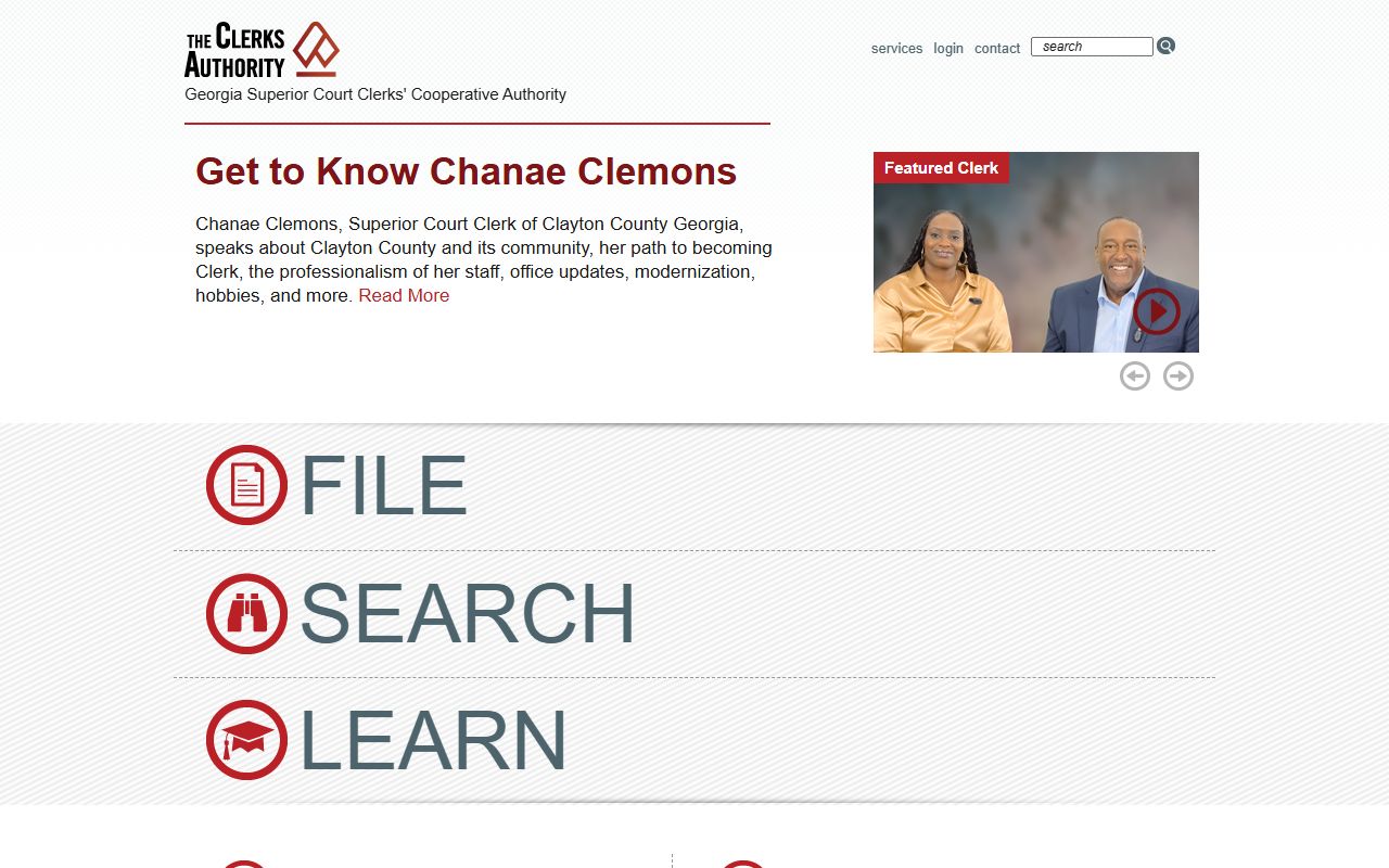 Turner County court records GSCCCA clerk authority portal