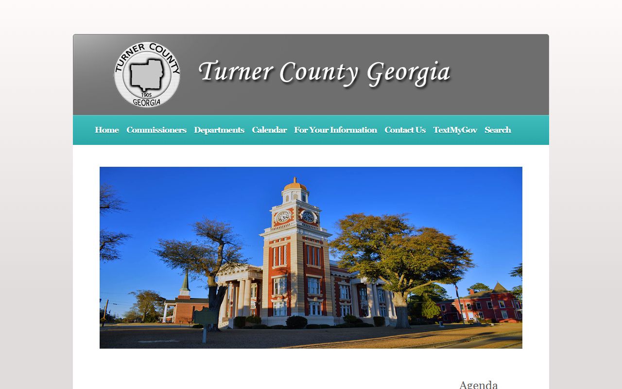 Turner County court records government homepage