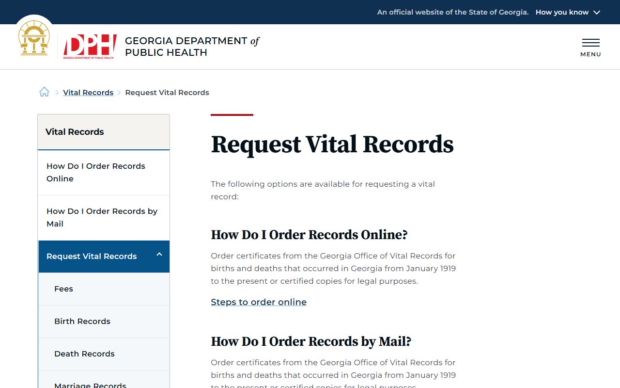 Turner County marriage and divorce records Georgia DPH vital records